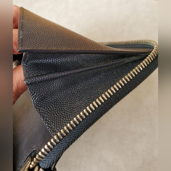 YSL Black Zippy Wallet - Picture 13 of 15